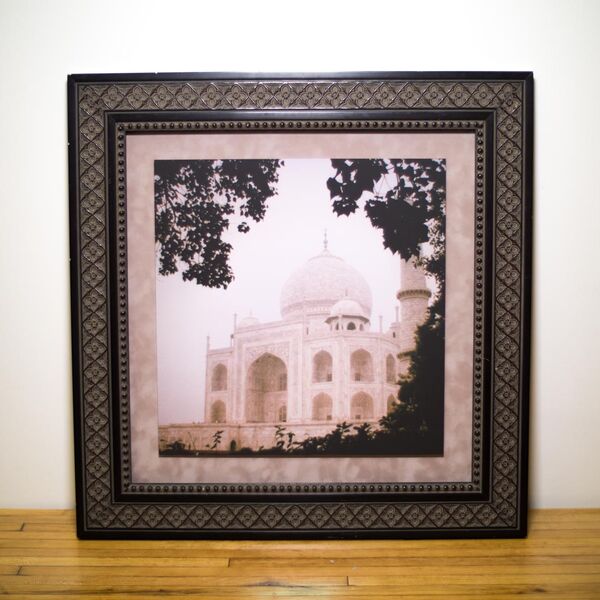 Framed photograph: Taj Mahal