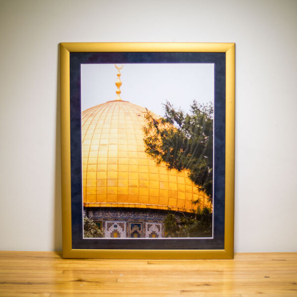 Framed photograph: Dome of the Rock, Jerusalem