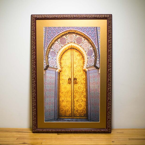Framed photograph: Fez, Morocco