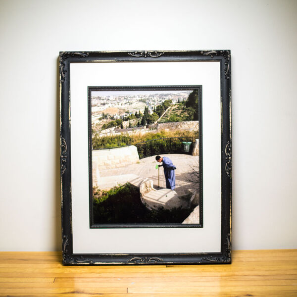 Framed photograph: Mount of Olives